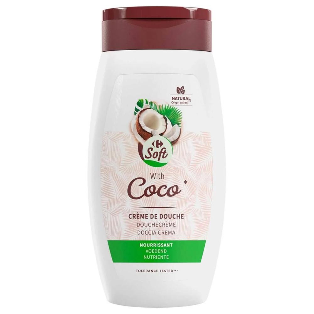 [530816] Crème de Douche au Lait de Coco Carrefour 250ml
