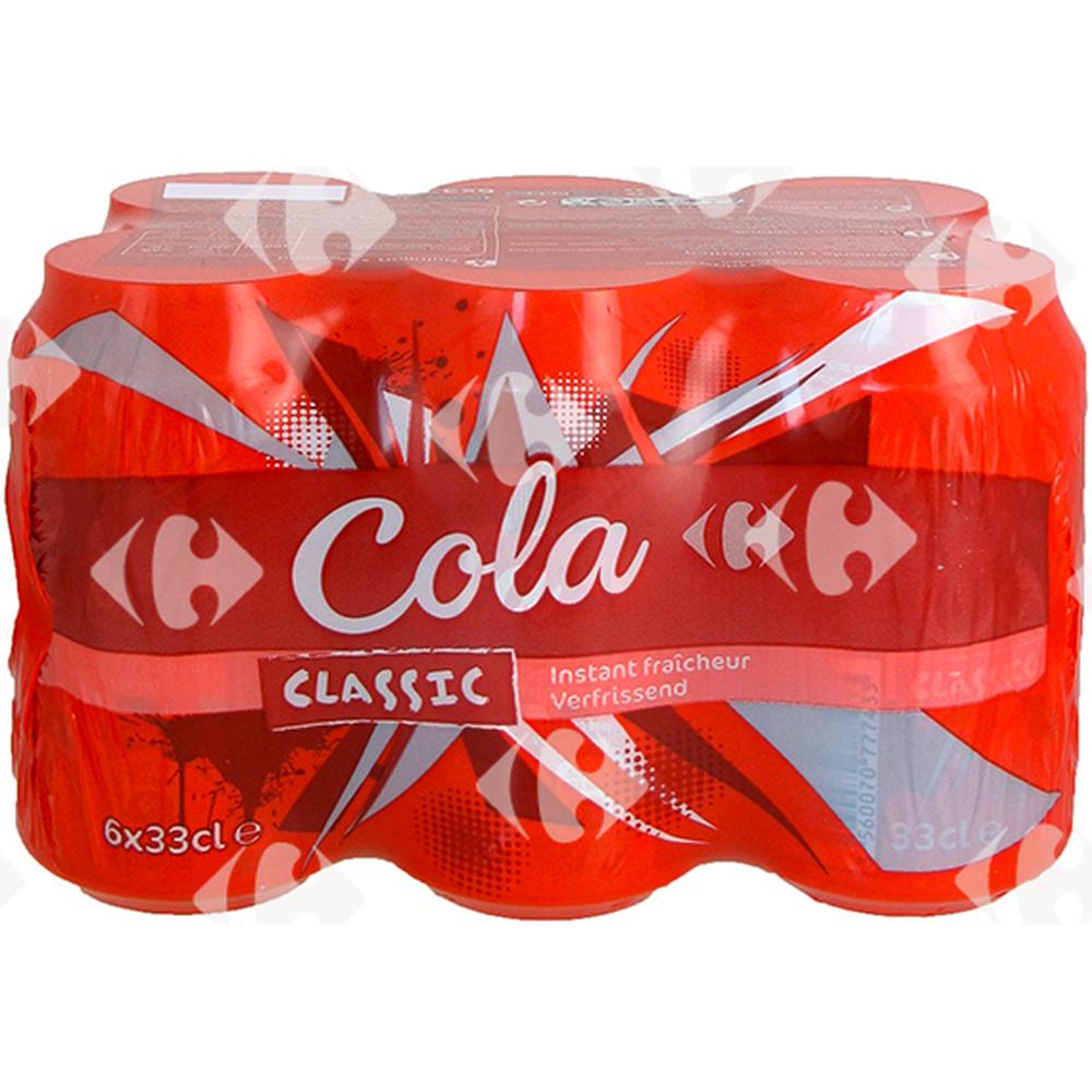 [643619] Pack Boissons Gazeuses Colas Carrefour 6x33cl