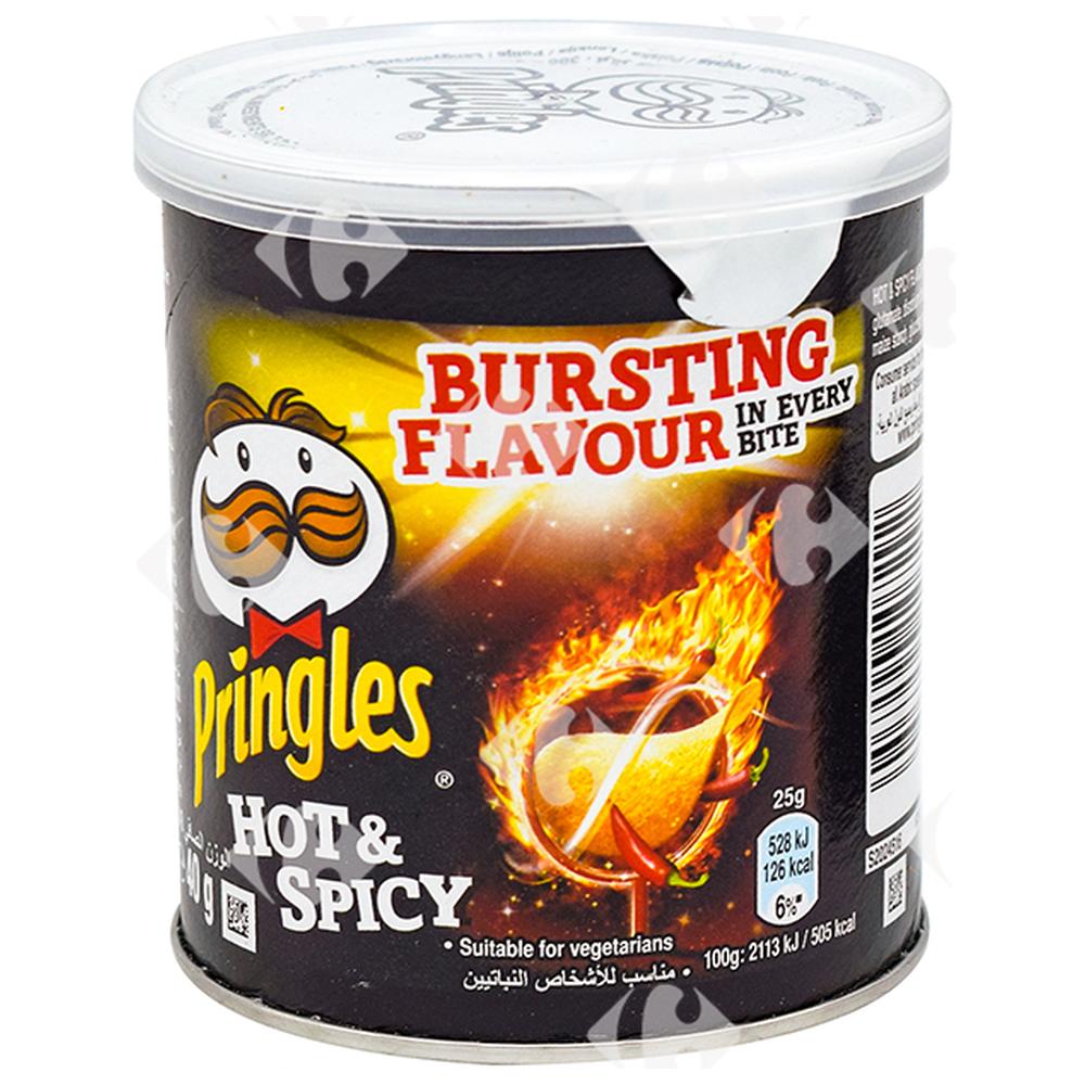 Tuiles Hot Spicy Pringles 40g
