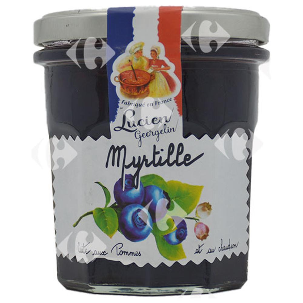 Confiture de Myrtille 65% Fruits Lucien Georgelin 320g