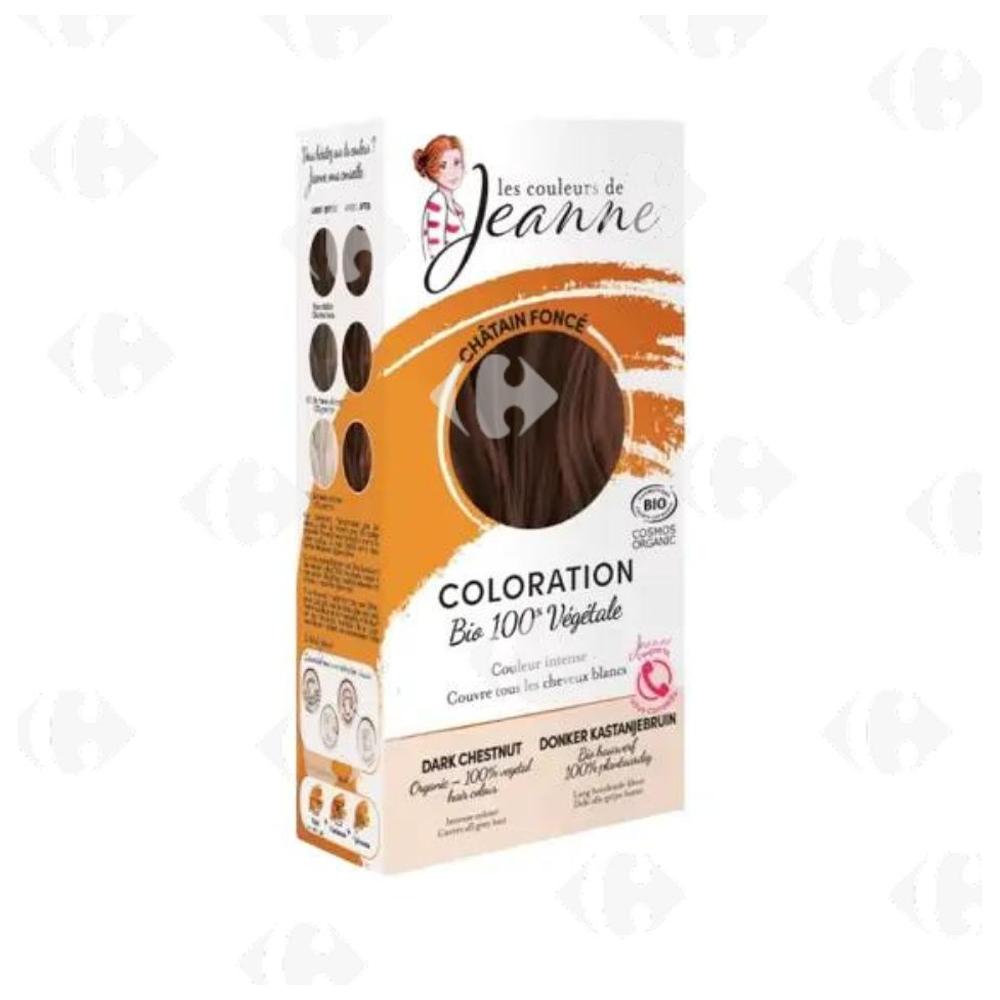 [707911] Coloration Végétale Châtain Foncé de Jeanne 2x50g