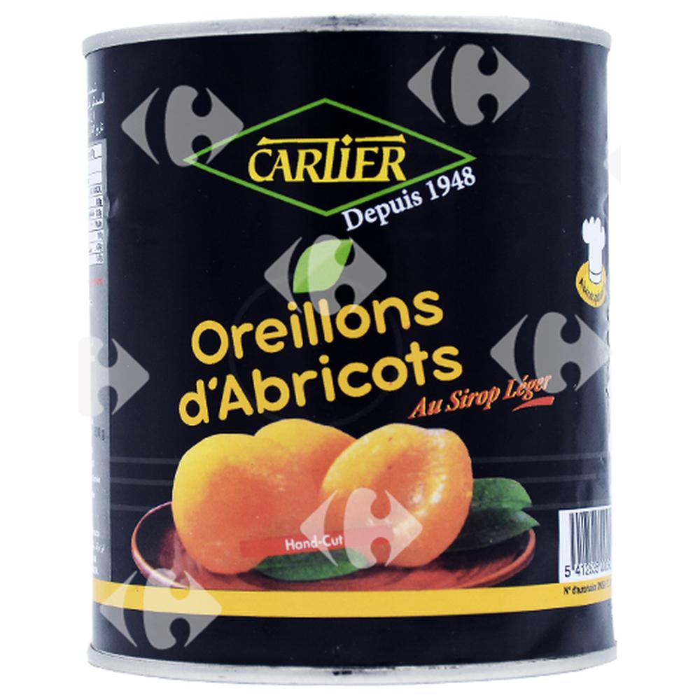 [3982] Conserve d'Abricots au Sirop Cartier 850ml
