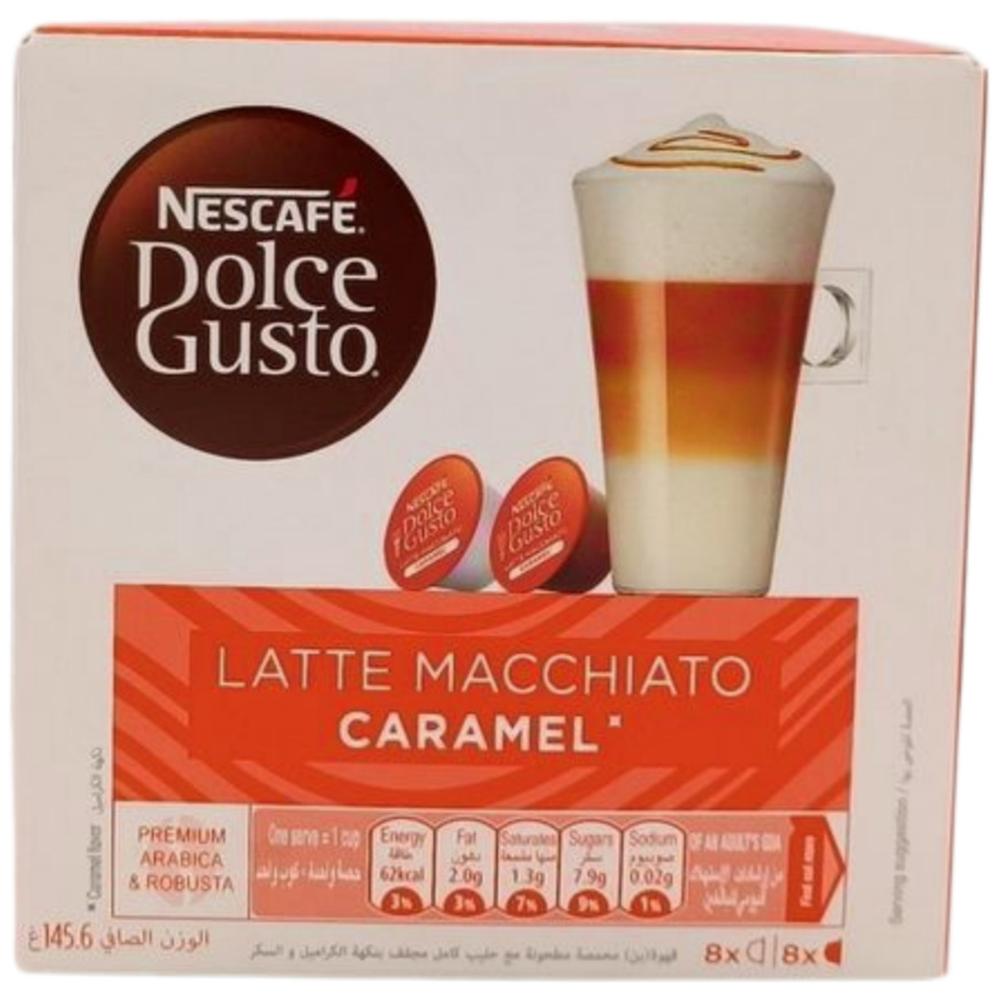 [526816] Café en Dosettes Gusto Caramel Latte Macchiato Dolce Gusto Nescafé x16