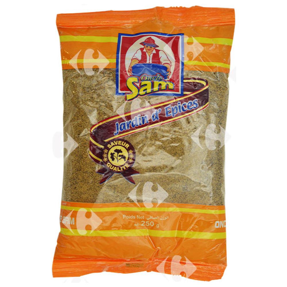 Poivre Noir Moulu en Sachet Oncle Sam 250g.