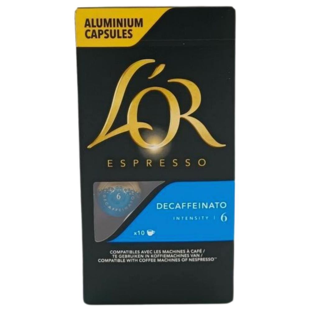 Café en Capsules Decaffeinato l'Or N6 10 unités