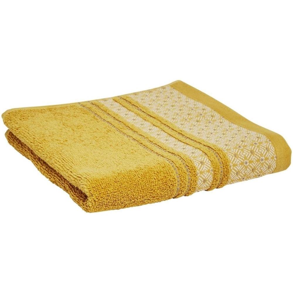 [710698] Serviette de Bain Jaune Tex Home 50x90 cm