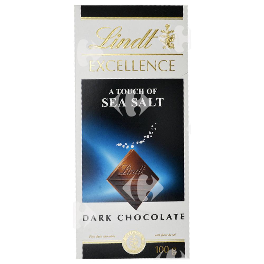 [424943] Tablette de Chocolat Noir Fleur de Sel Lindt Excellence 100g