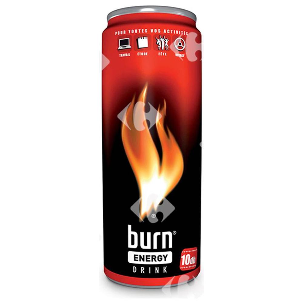 Boisson énergisante Burn canette 25cl