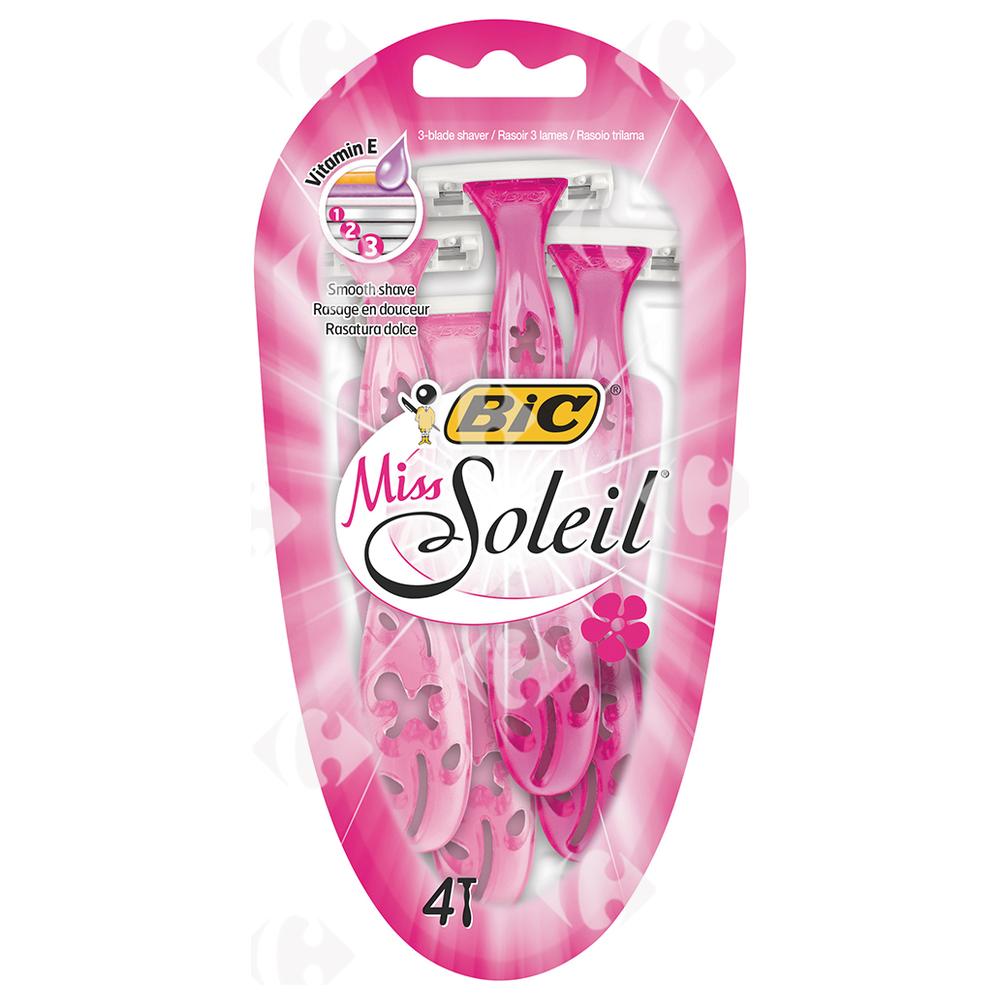 Rasoirs Jetables Miss Soleil Bic 4 unités