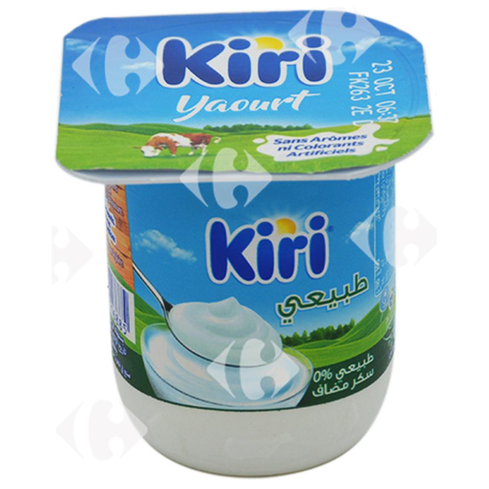 [635297] Yaourt Brassé Nature Sans Sucre Kiri 110g
