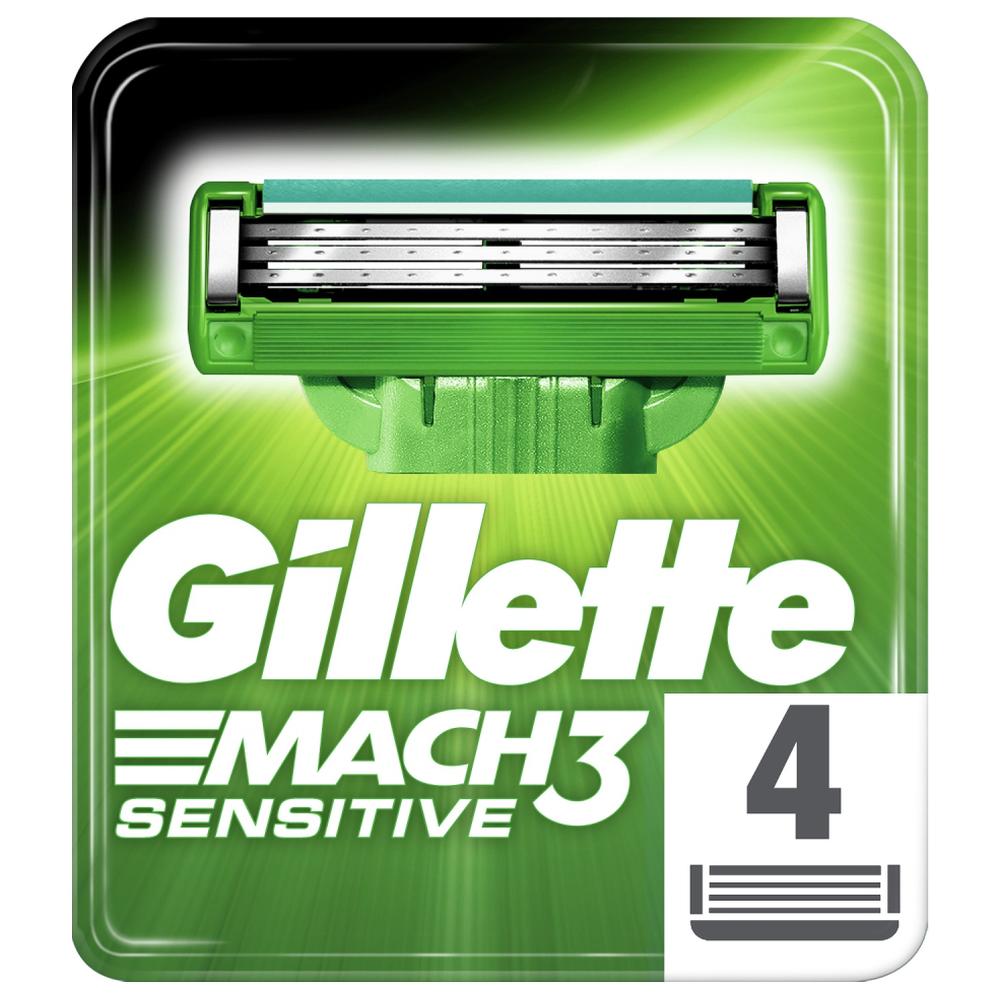 [365997] Recharges de lames de rasoir Mach3 Sensitive Gillette 4 unités