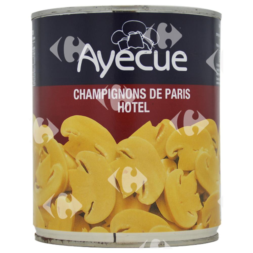 Conserve de Champignons Pieds et Morceaux Ayecue 400g