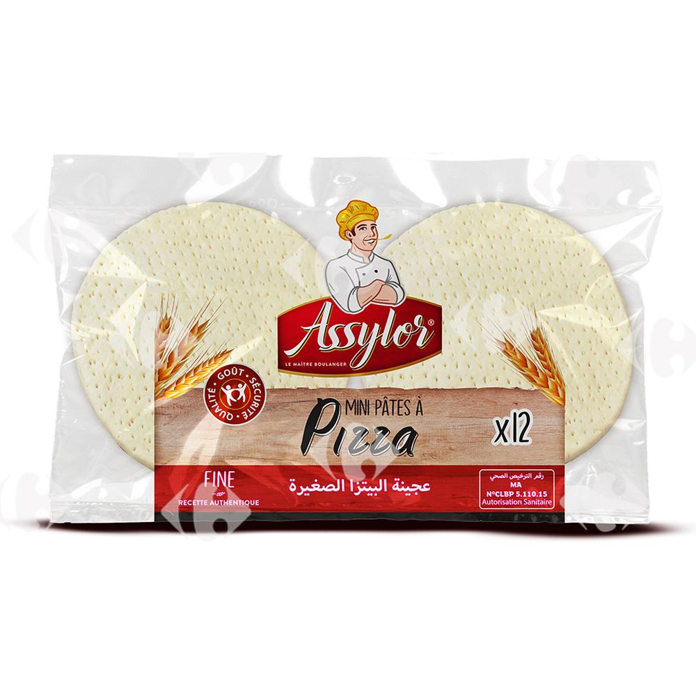 [63351] Pâte à Pizza Assylor 12 pièces 180g