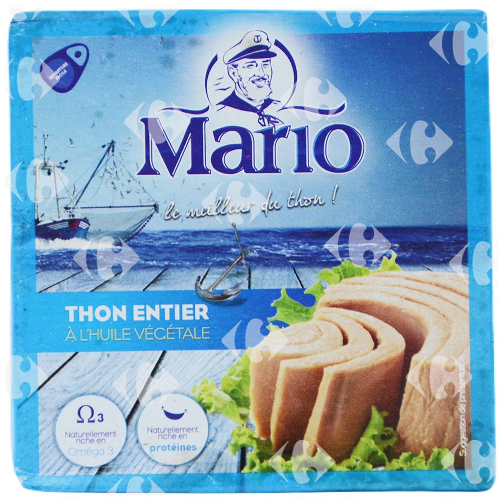 [594190] Conserve de Thon à l'Huile Végétale Mario 80g