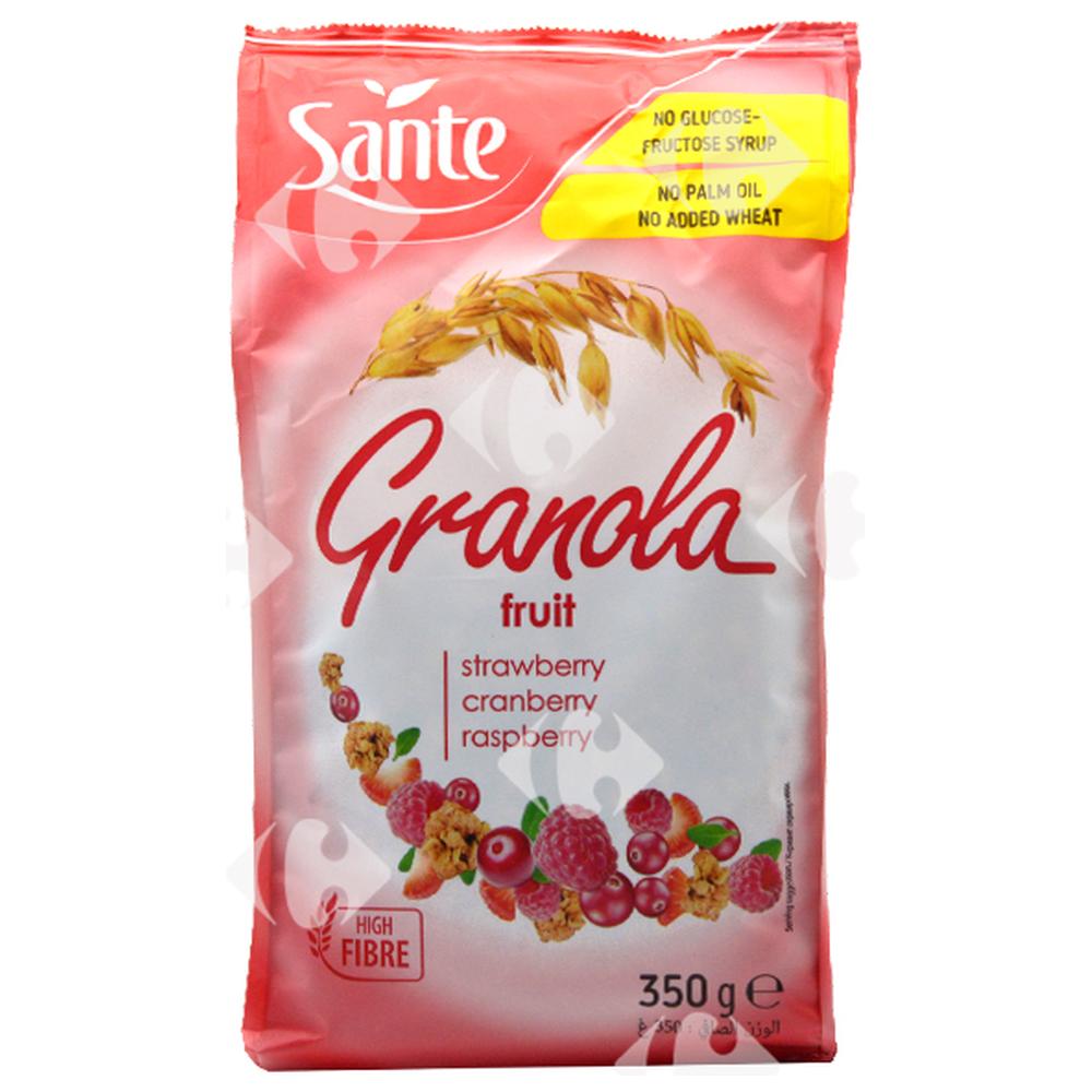 [393946] Muesli Croustillant aux Fruits Rouges Granola 350g