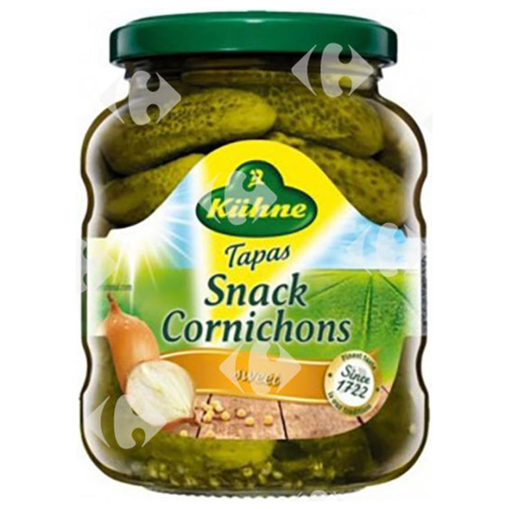 [644037] Cornichons Tapas Doux Kuhne 330g