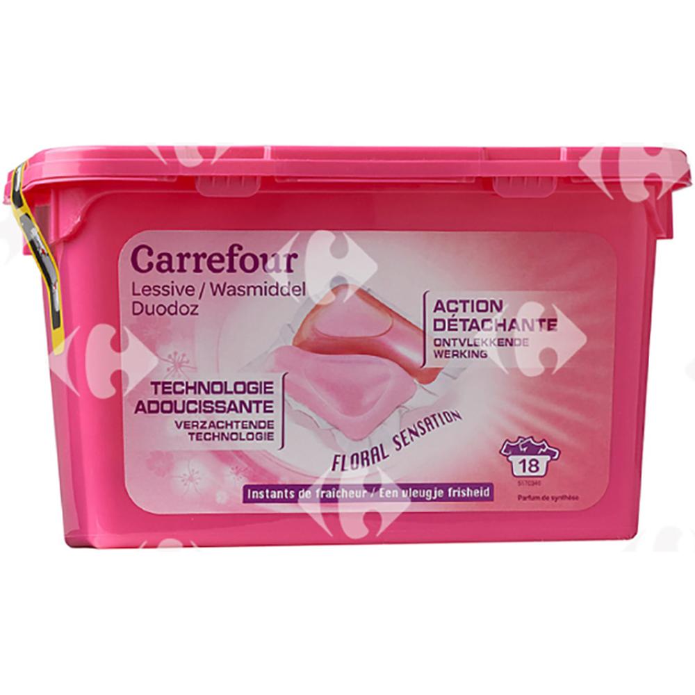 [416480] Tablettes pour Linge Doses Hydrosolubles et Adoucissantes Carrefour 20 unités