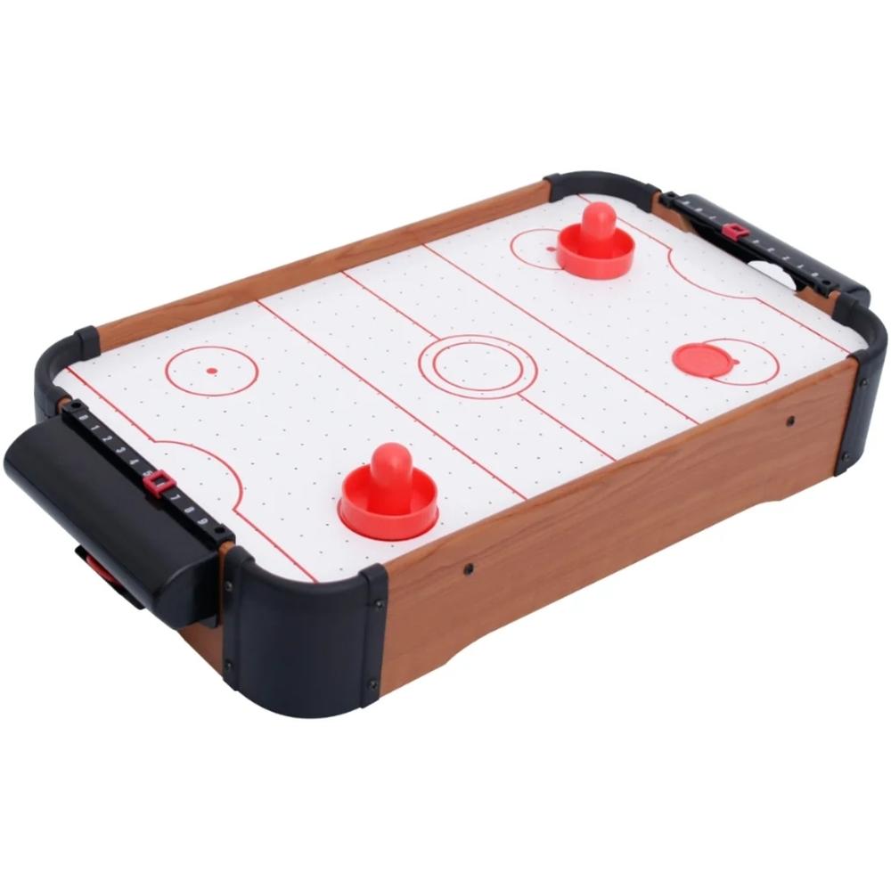 [636424] Table de Jeu Mini Air Hockey en Bois 50cm.