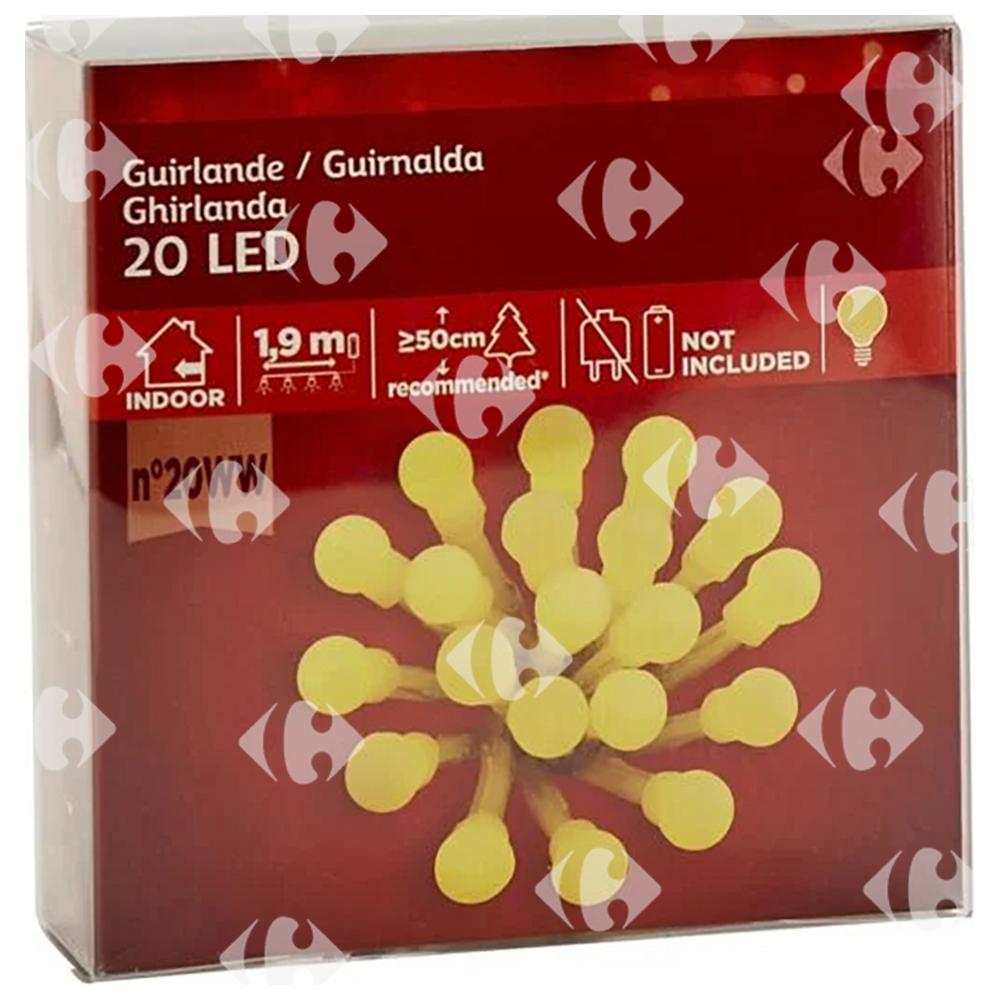 [655170] Guirlande Lumineuse 20 Micro LED Jaune