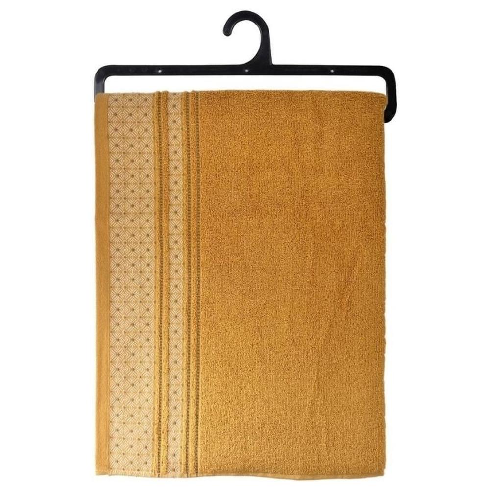 [710820] Drap de Bain en Jaune Tex Home 100x150 cm