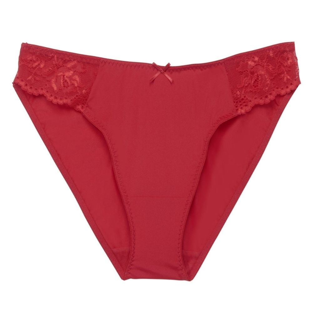 [541638] Lot de 2 Slips Clara Rouge