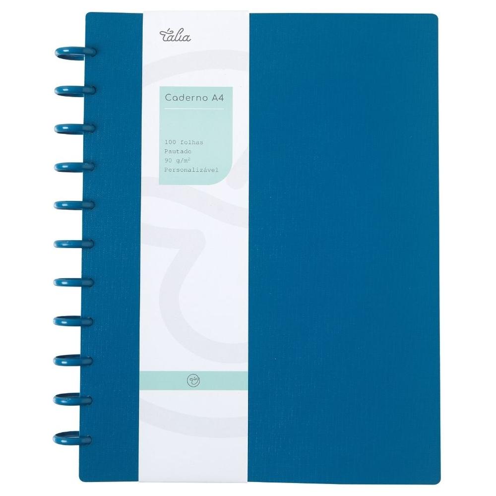 Carnet Smart A4 Bleu Talia 25,4x30x1,5cm 100 feuilles