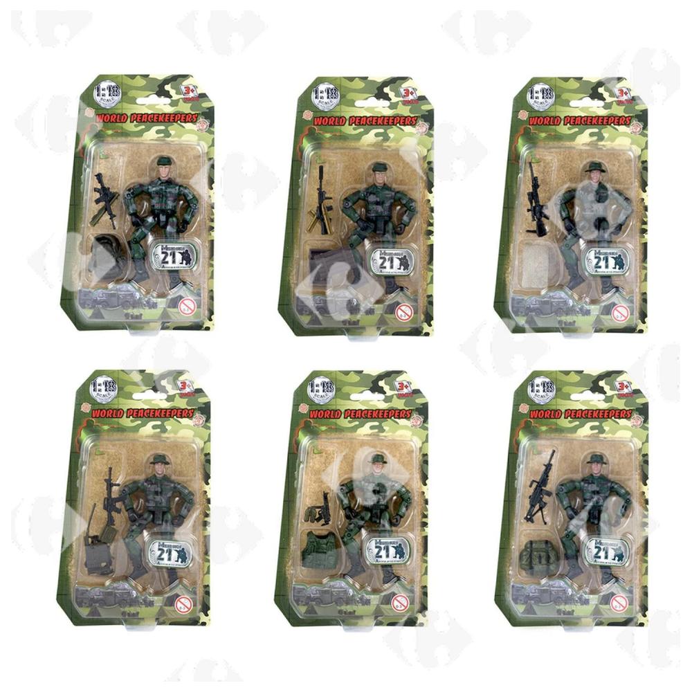 [686168] Pack de Six Figurines Militaires 6 unités