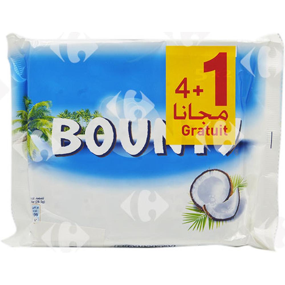 Barres Chocolatées Bounty 5x57g