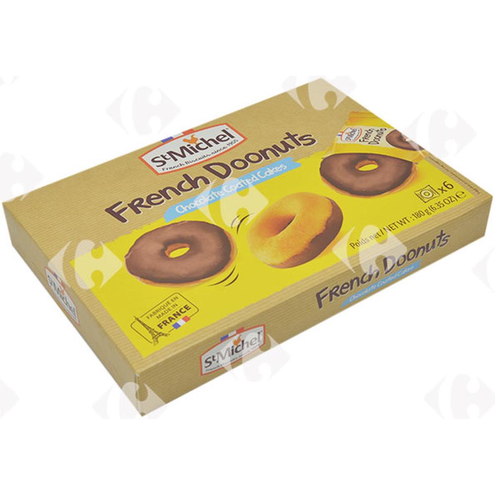 [652013] Doonuts Nappés Chocolat St Michel 180g.