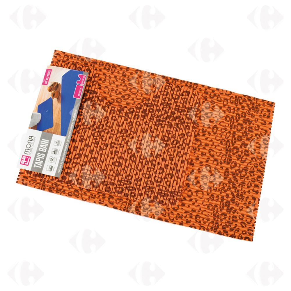 [134109] Jeu Tapis Salle de Bain Imprimé.