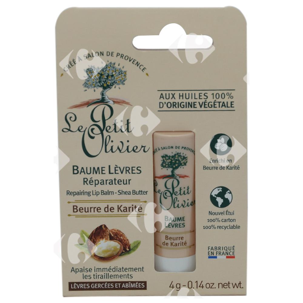 [668354] Baume à lèvre réparateur Beurre de Karité Le Petit Olivier 1 unité.