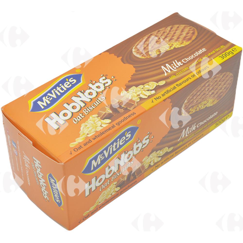 Biscuits Chocolat au Lait Hobnobs Mcvitie'S 300g.