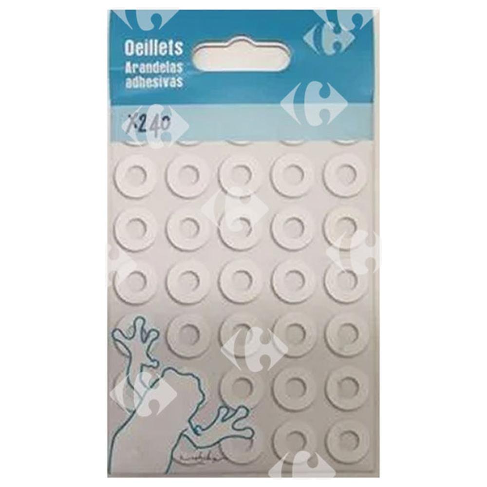 [316362] Pochette des Oeillets Plastiques Carrefour 240 unités