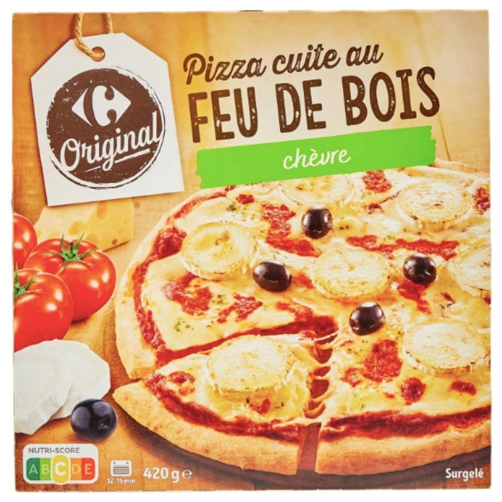 [584997] Pizza Chèvre Miel au Feu de Bois Carrefour 420g.