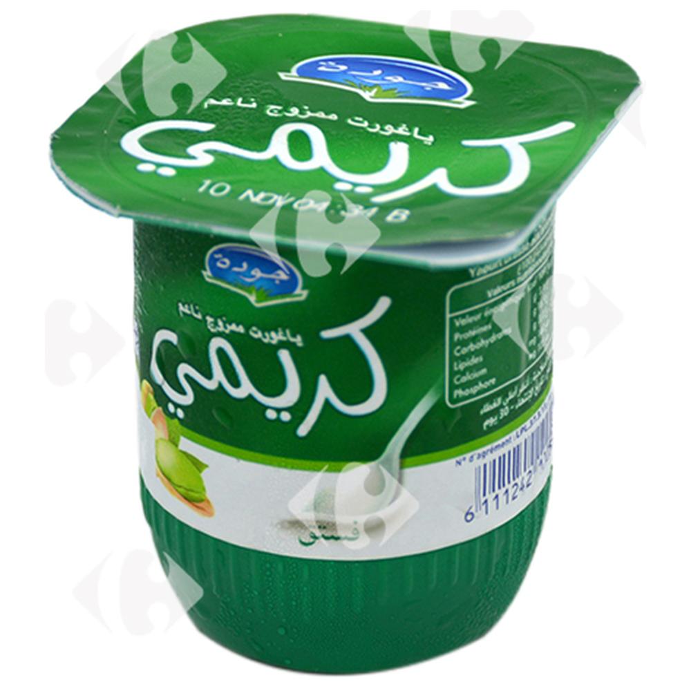 [15876] Yaourt Brassé Pistache Cremy Jaouda 110g.