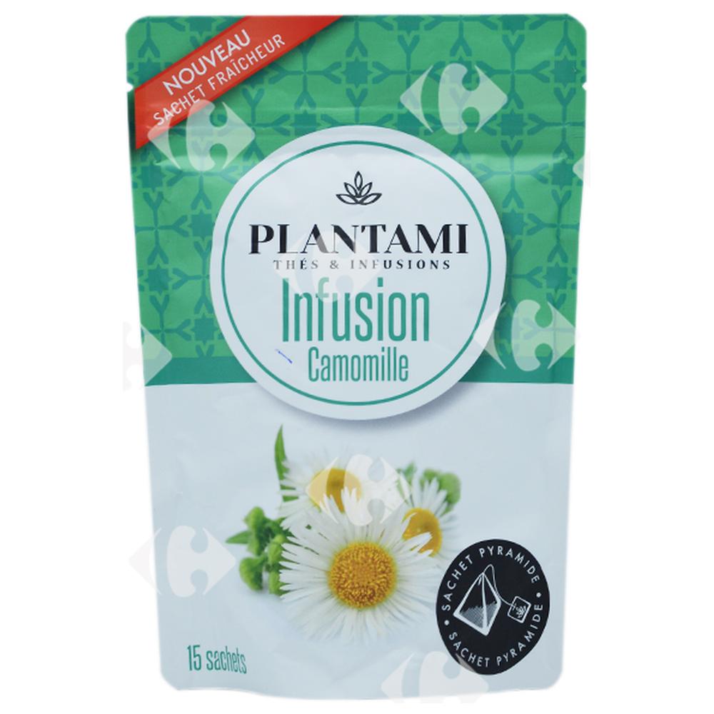 Infusions en Sachets Camomille Plantami 15 sachets.