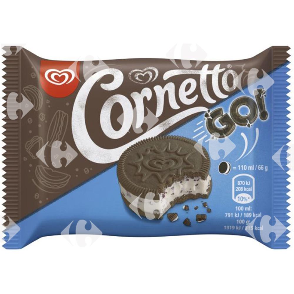 Glace Cornetto Go Sandwich 110ml.