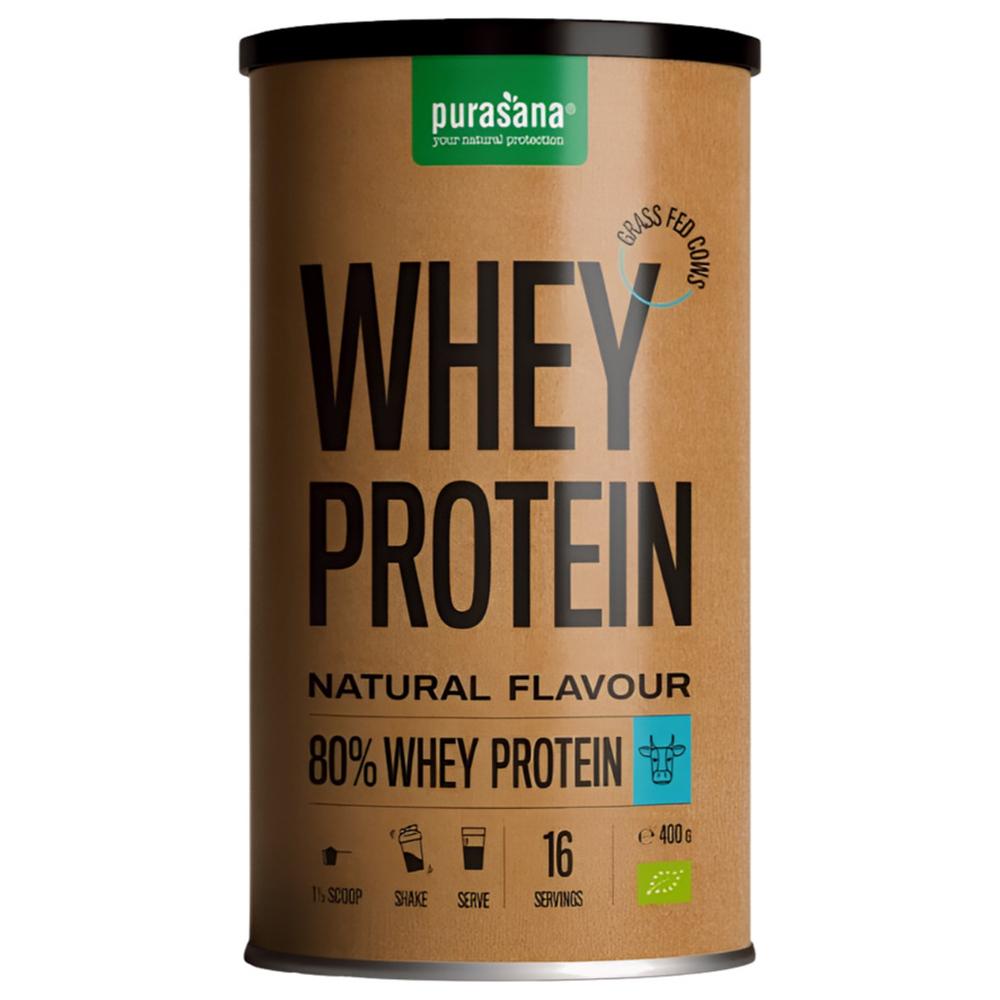 [713763] Poudre Protéinée Whey 80% Bio Purasana 400g.