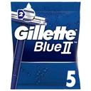 Rasoirs Jetables 3 Lames Blue II Gillette 5 unités.