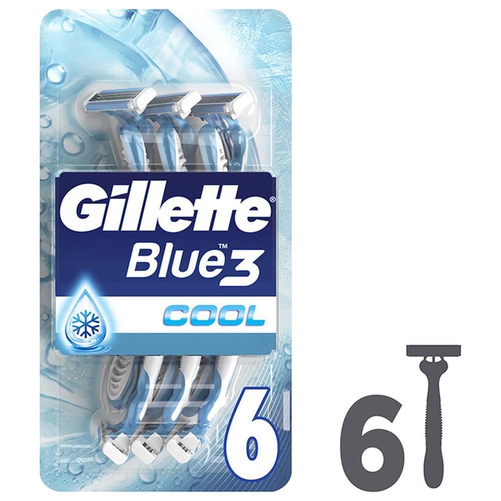 Rasoirs Jetables Blue 3 Ice Gillette 6 unités.