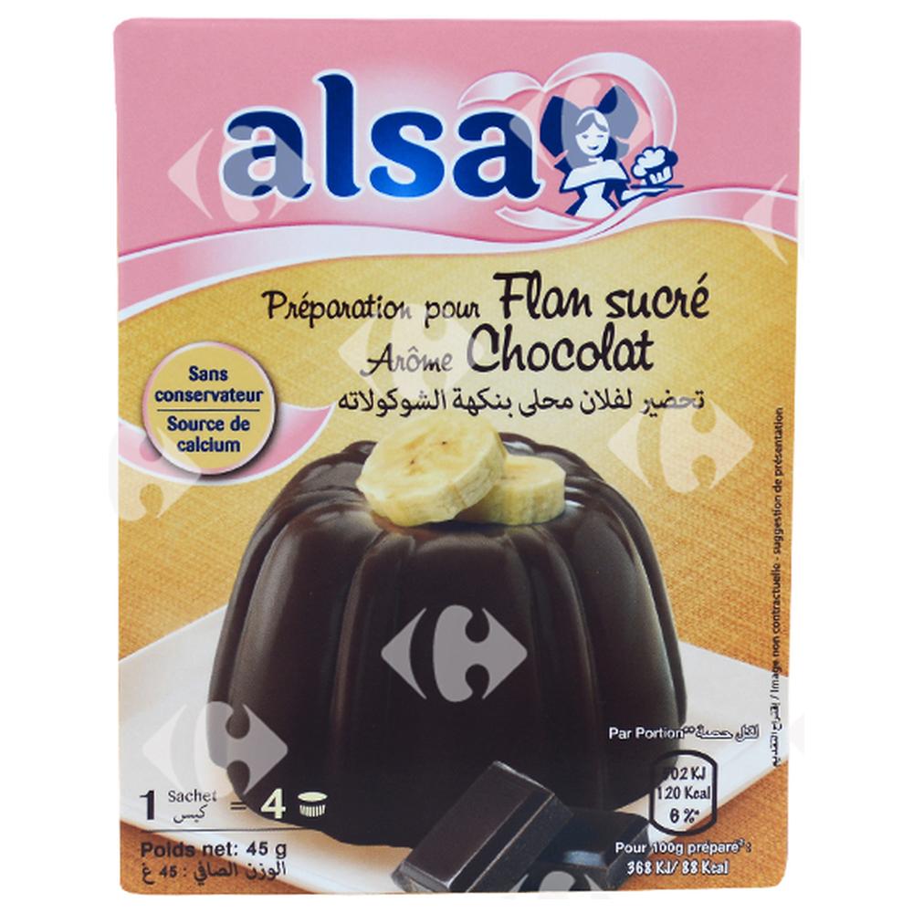 [6004] Flan à Préparer Chocolat Alsa 16g