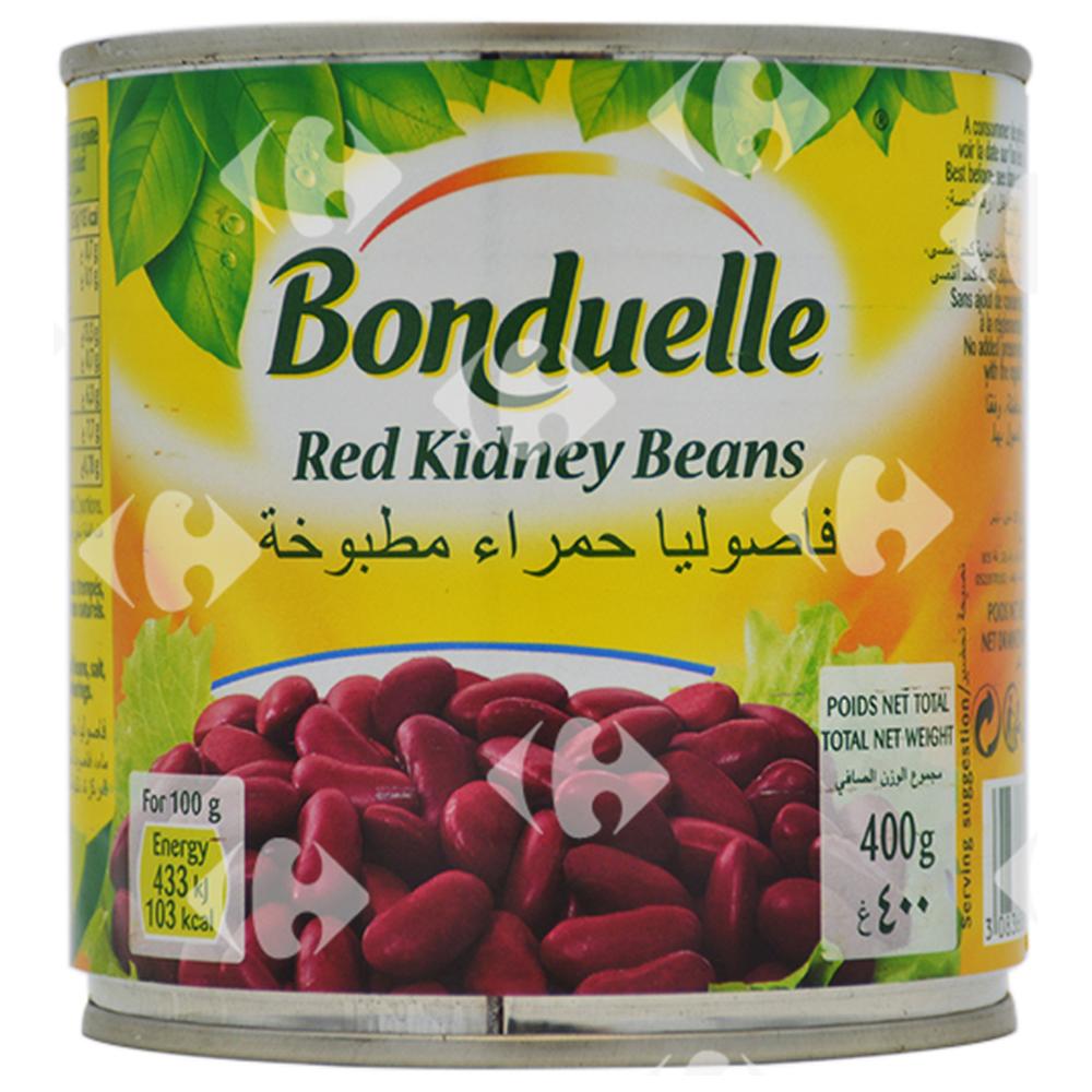[416491] Conserve de Haricots Rouges Cuisinés Bonduelle 400g.