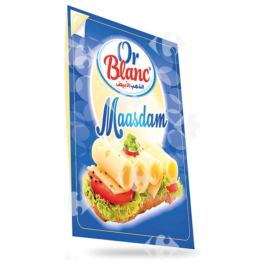 [185427] Maasdam en Tranches Or Blanc 100g.