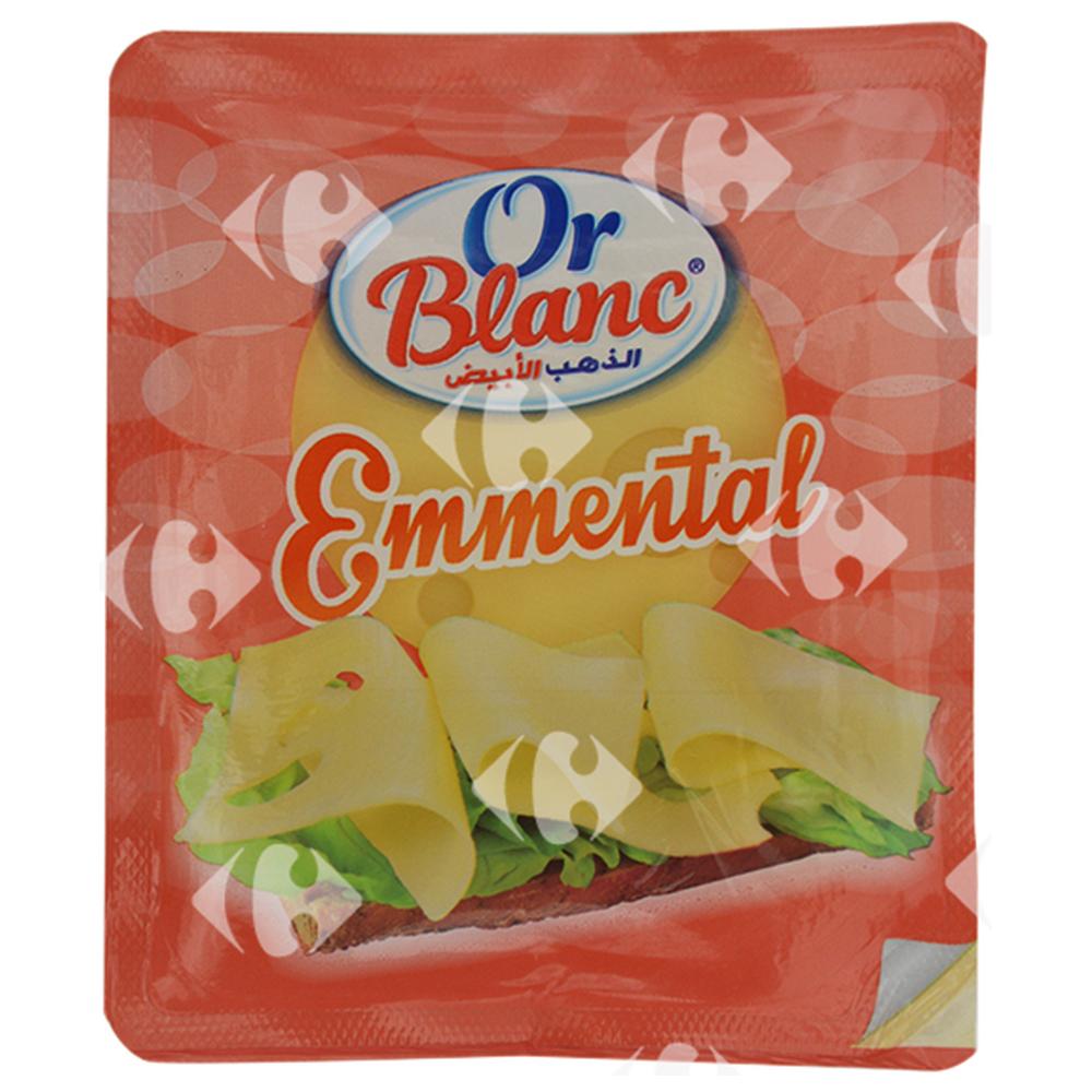 Emmental en Tranches Or Blanc 100g.