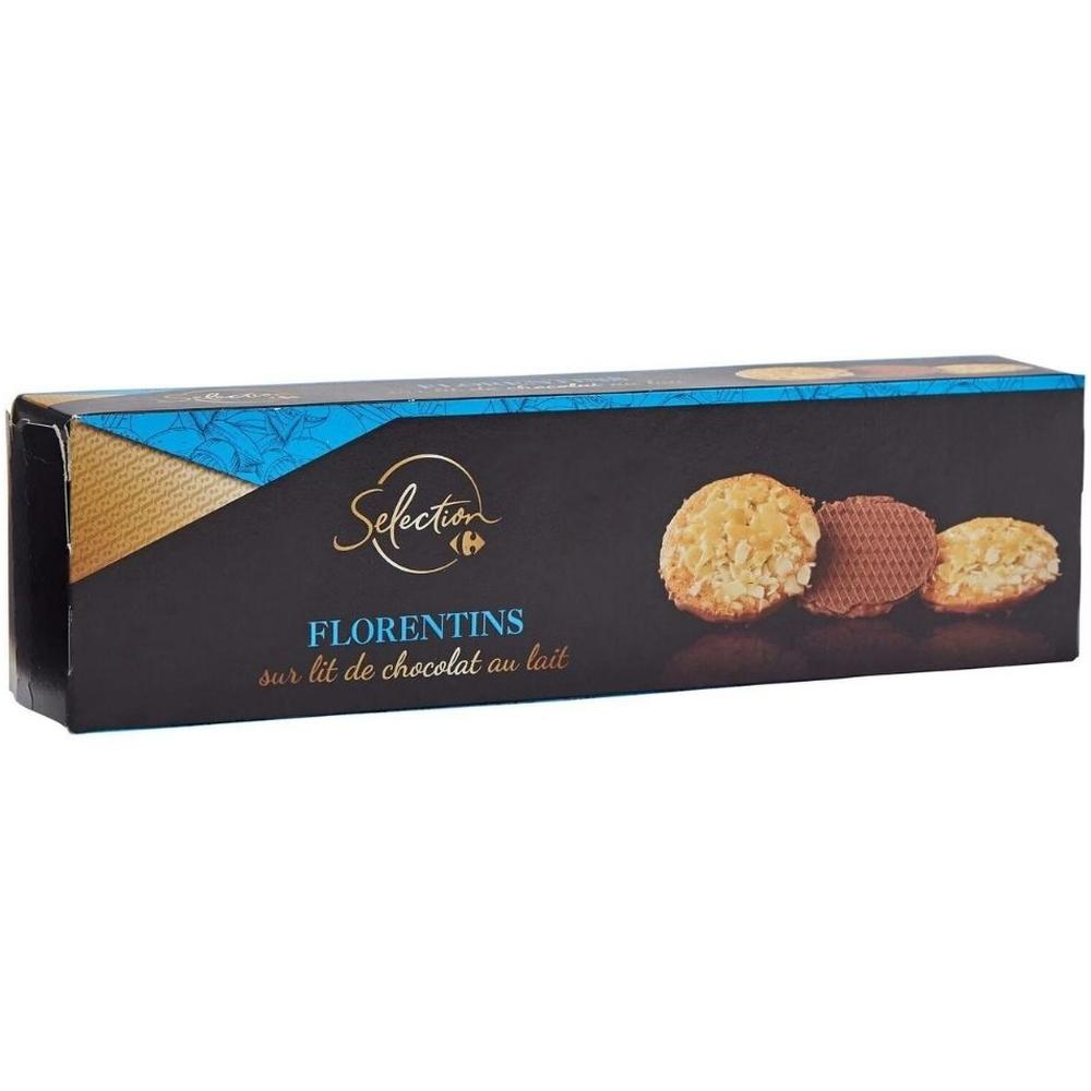 Florentins Lit de Chocolat au Lait Carrefour Selection 100g