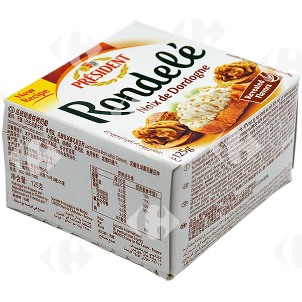 [9286] Fromage Rondelé aux Noix Président 125g.