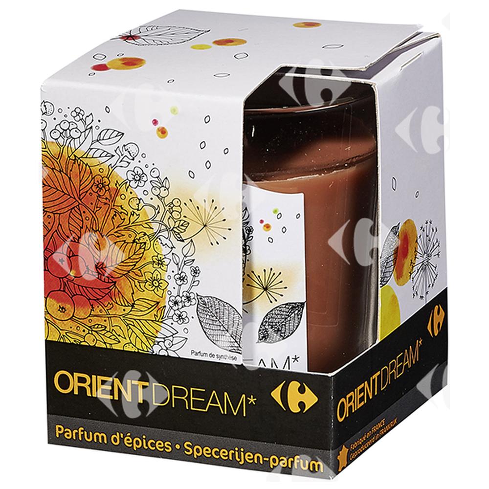 [415923] Désodorisant Bougie Orient Dream Carrefour 1 unité.