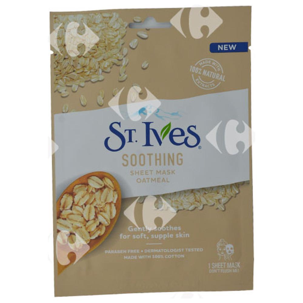 Masque Tissu Soothing Oatmeal St Ives.