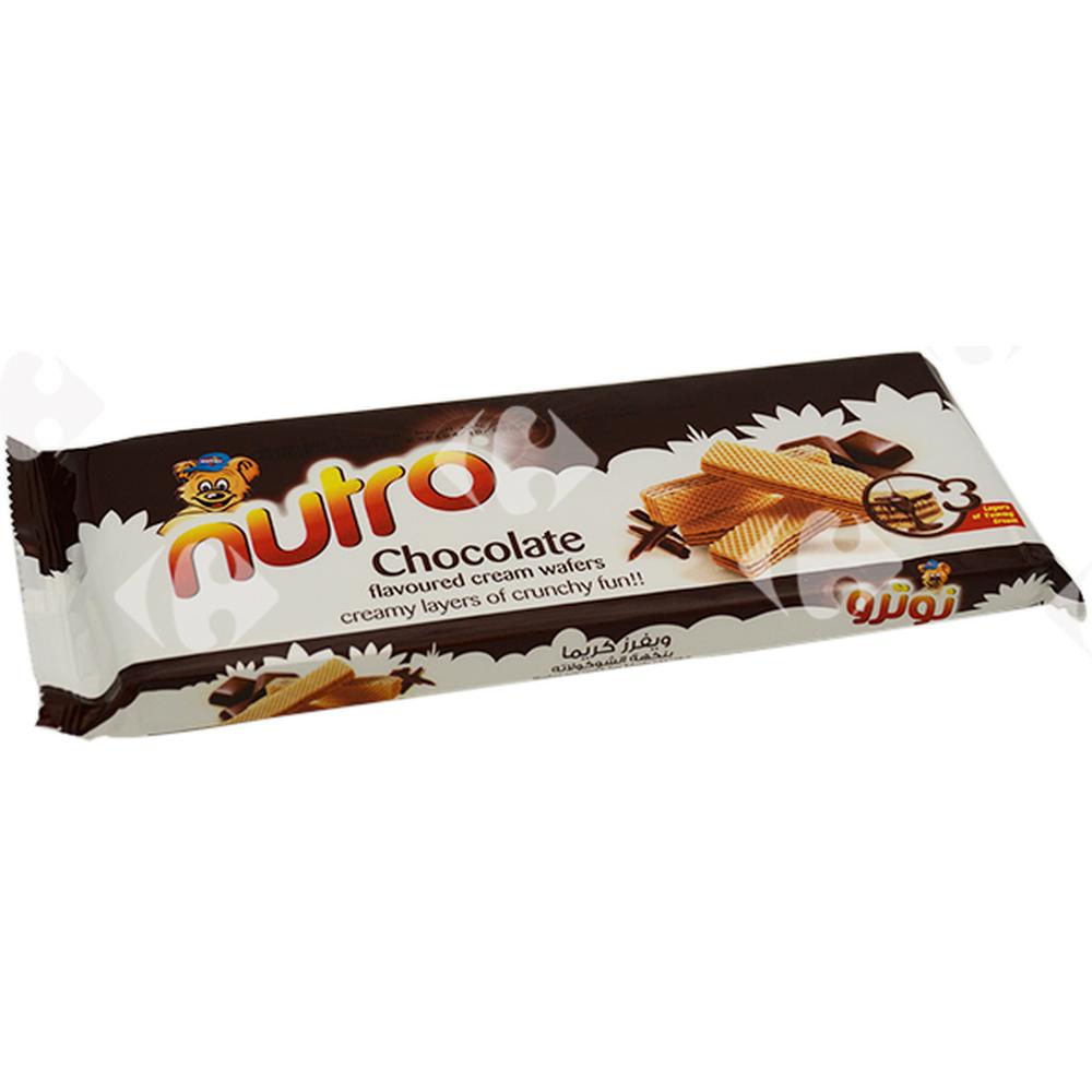 Gaufrettes Chocolat Noir Nutro 75g.