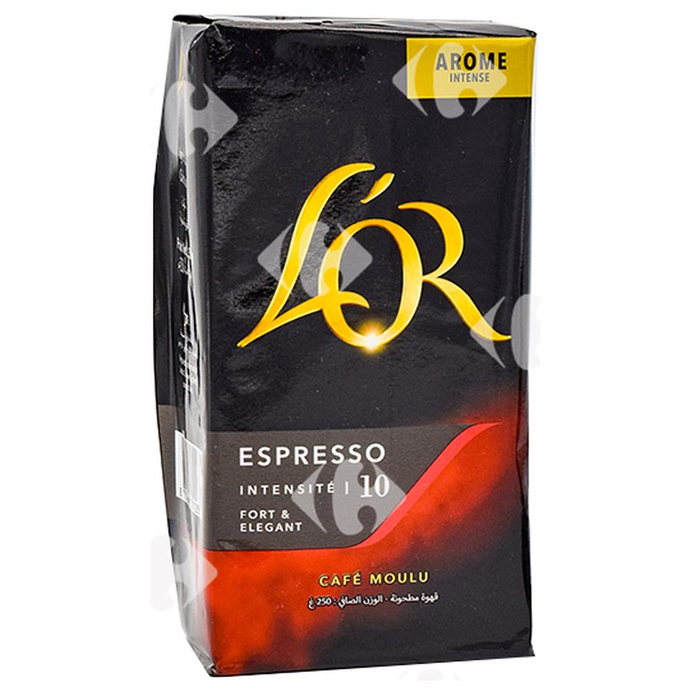 [622102] Café Moulu Espresso L'Or 250g.